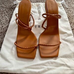 Dear Frances Caramel Braided Heeled Sandals Never WornPerfect Condition, Size 39